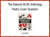 Edexcel Anthology Poetry - How to Answer the Conflict Question Teaching Resources (slide 1/35)